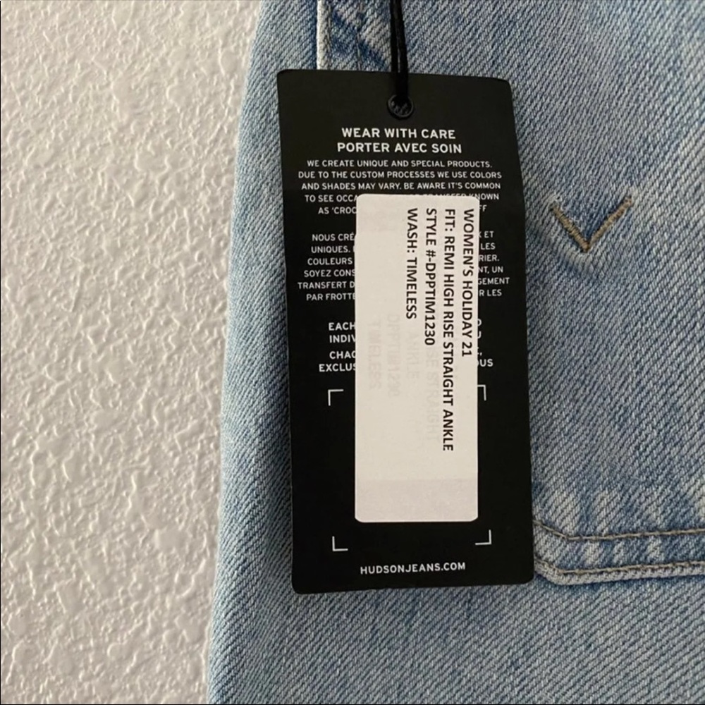 Hudson | Remi High Rise Straight Ankle Jeans - Picture 7 of 7